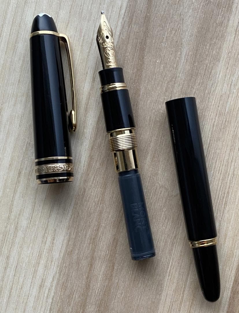 美品 モンブラン 114 モーツァルト 14K カートリッジ式 ミニ 万年筆