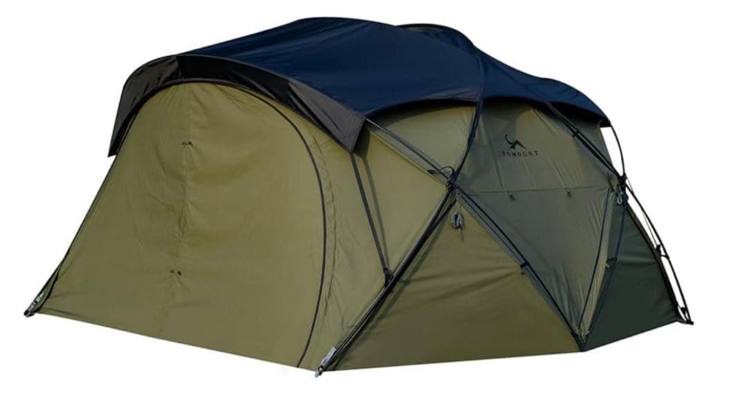 新品‼️TOMOUNT✨ドームシェルターテント TC TPU+メッシュドア　煙突穴