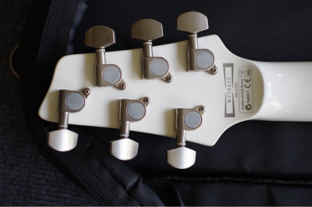 希少白！Ibanez SZ320EX 美品 DuncanPU＋新品ギグバッグ付！