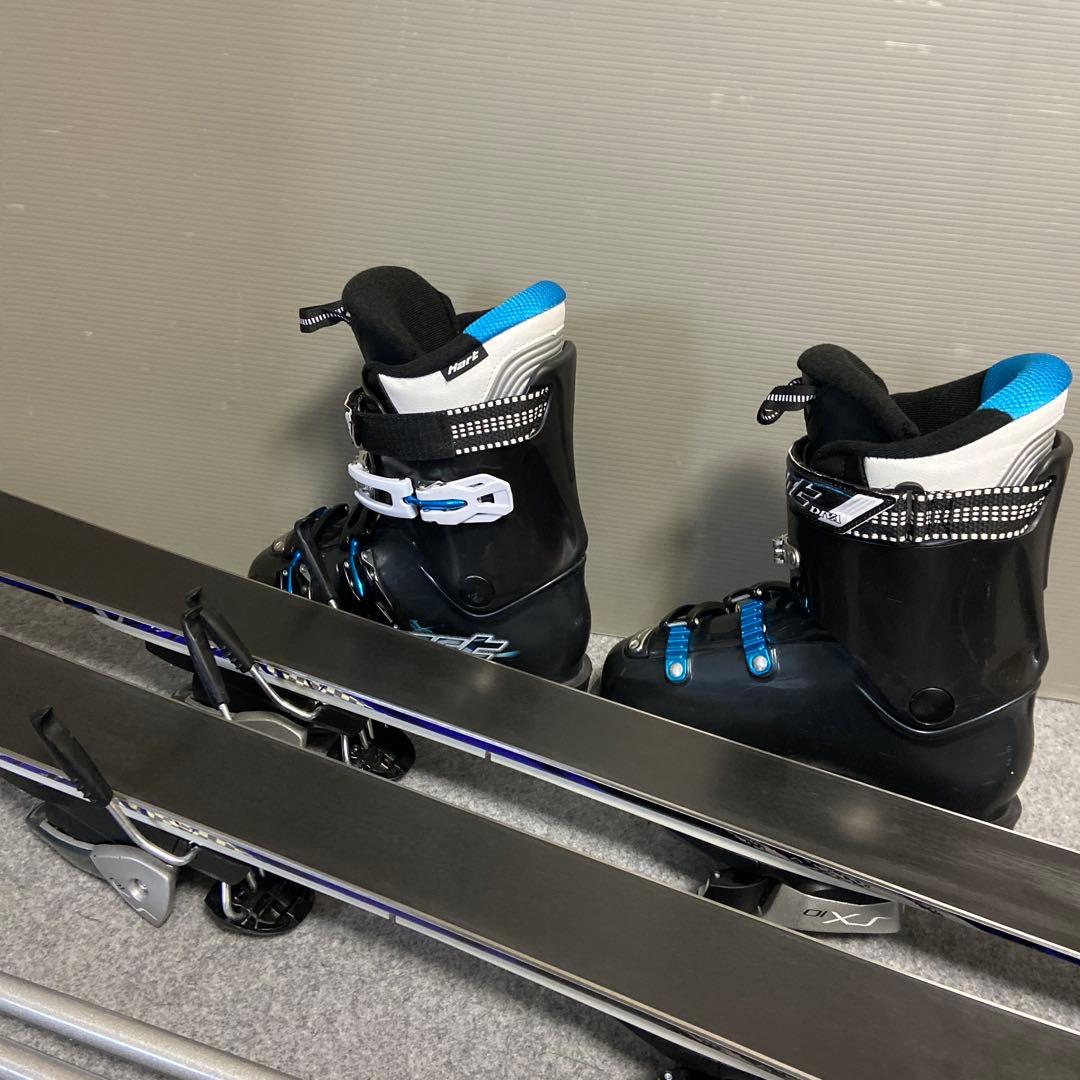 ★メンテナンス済　大人スキーセット　板153cm ブーツ 25cm