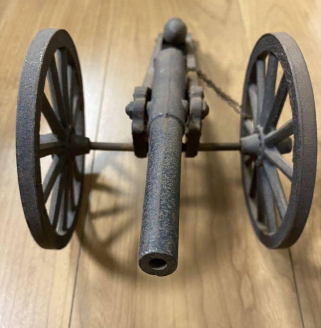 大砲 金属製 現壯品 置物 骨董品 年代不明