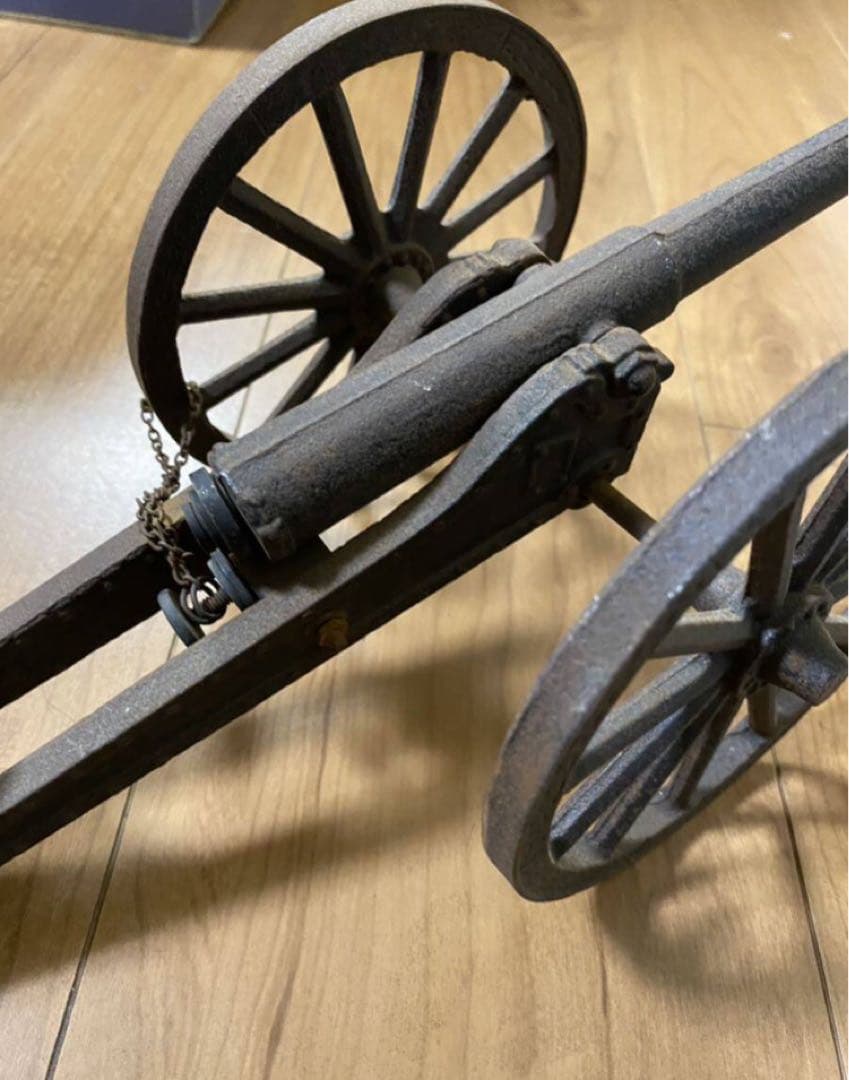 大砲 金属製 現壯品 置物 骨董品 年代不明