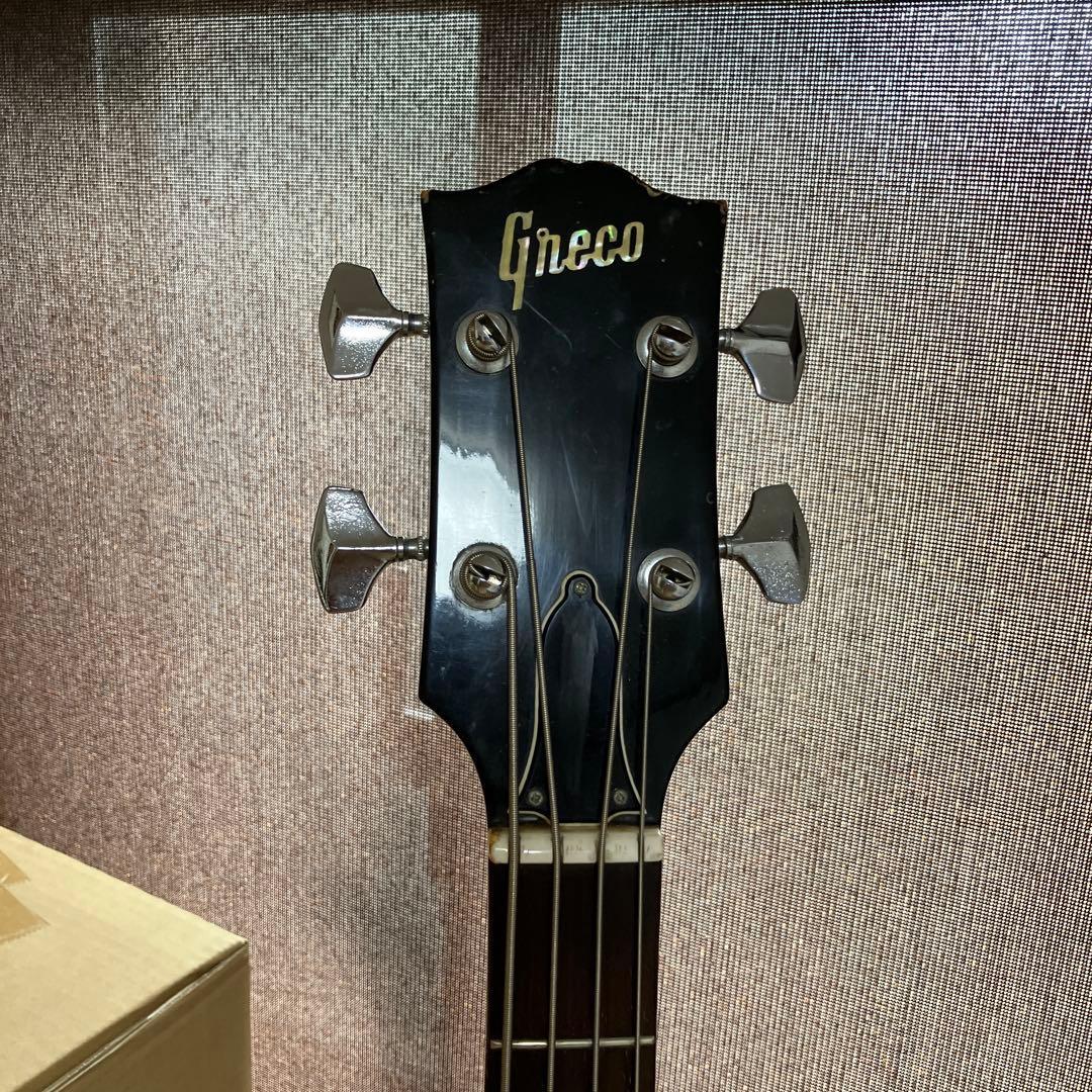 ビンテージ グレコ グネコ EB-350音出しOK　ハードケース付　中古品