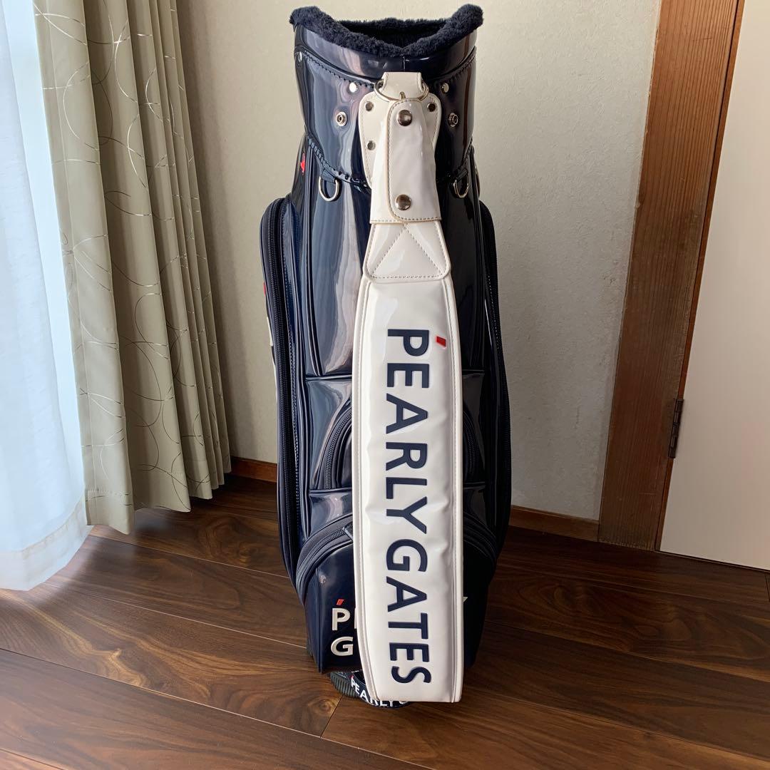 PEARLY GATES ネイビーキャディバッグ