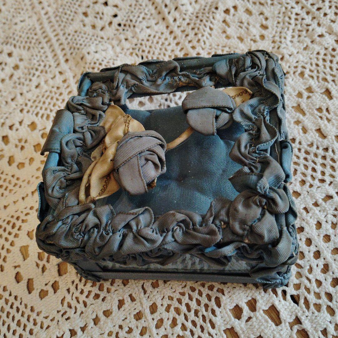 フランスアンティーク♡りぼんお花ガラスケース♡