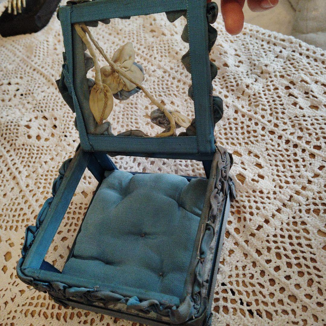 フランスアンティーク♡りぼんお花ガラスケース♡