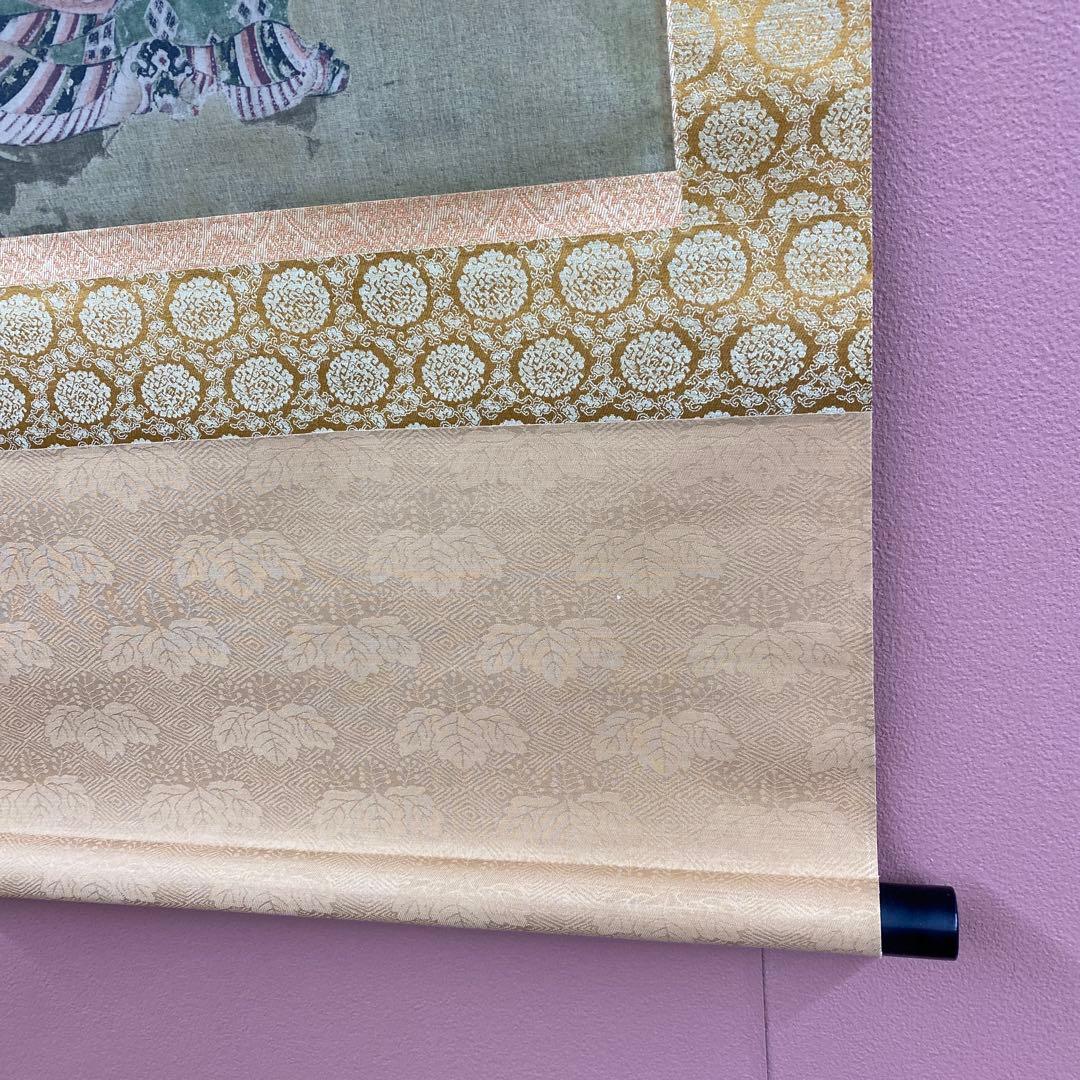 美品 掛け軸 国宝 薬師寺 吉祥天像 解説付き 奈良時代