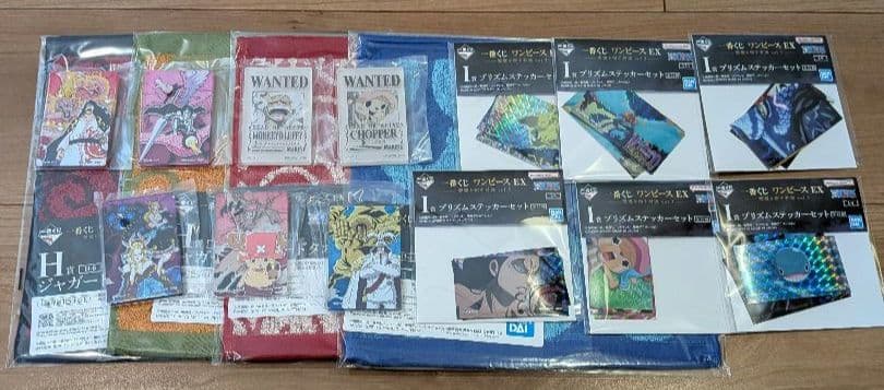 一番くじ ワンピース EX 悪魔を宿す者達　Ａ・Ｂ・Ｄ・Ｆ賞＋おまけ