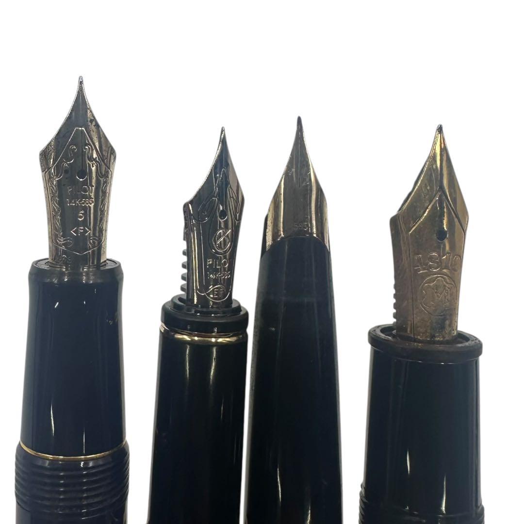 K18 14K モンブラン 万年筆 パイロット 4本セット