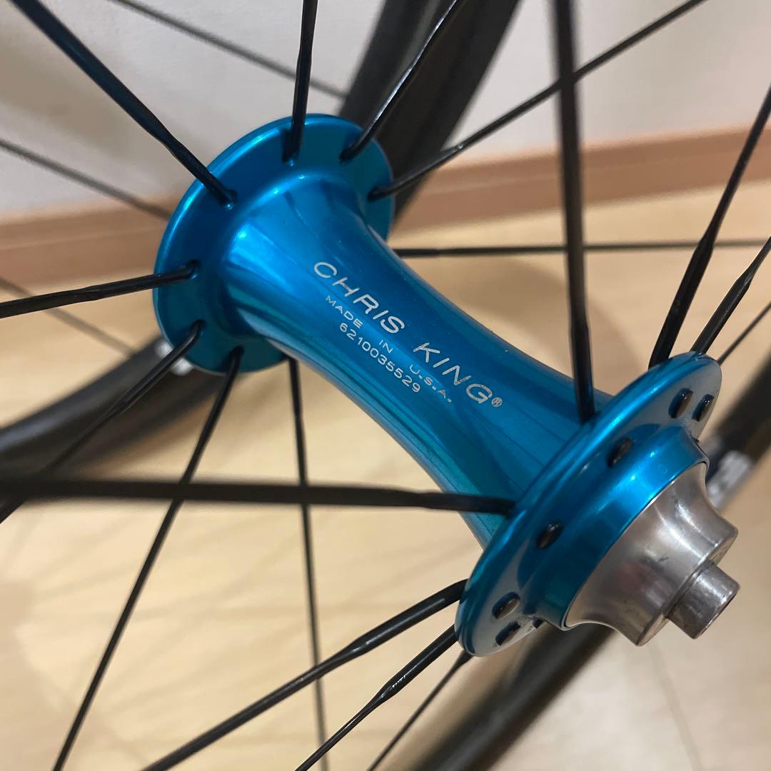 ご依頼額　軽量　エンヴィses2.2 クリスキング　チューブラーカーボンホイール