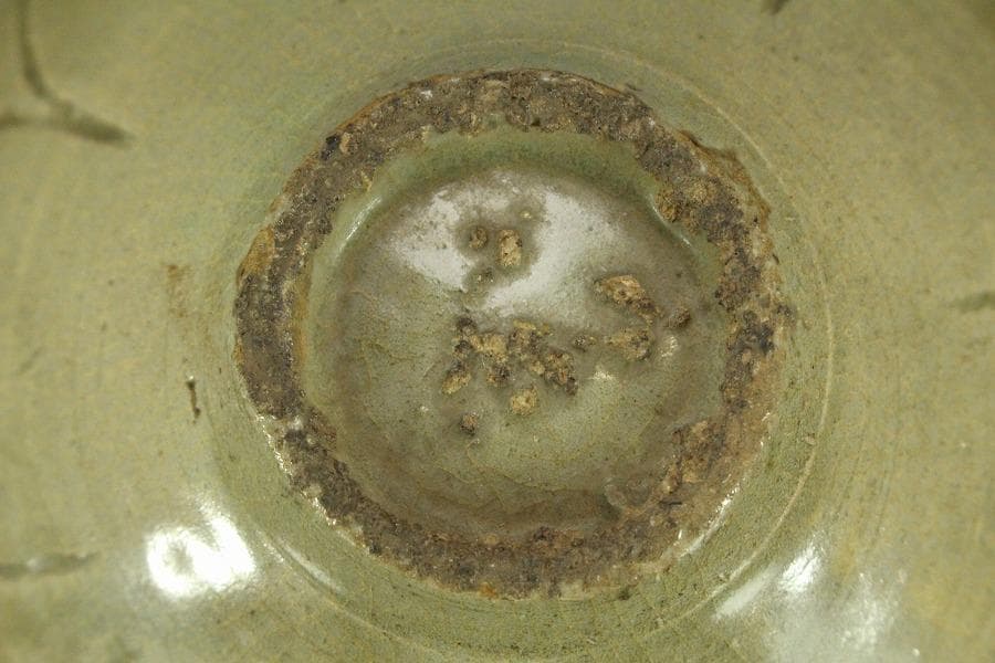 高麗 青磁 蓮弁紋 碗 茶道具(ZE556)