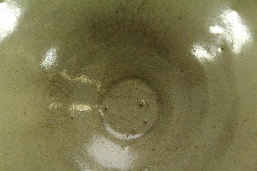 高麗 青磁 蓮弁紋 碗 茶道具(ZE556)