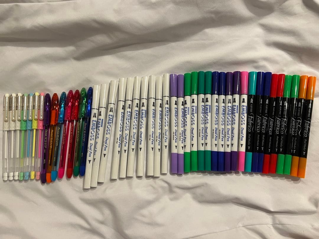 【ペン回し】未改造ペン140本+αセット (RSVP, HGG, エンボス..)