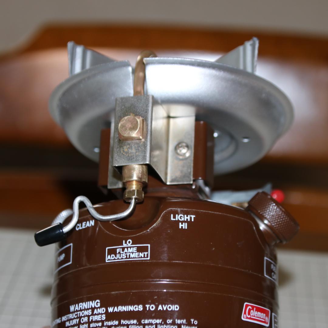 超美品　希少　ヴィンテージ　コールマン 400 茶ピーク１　No.37