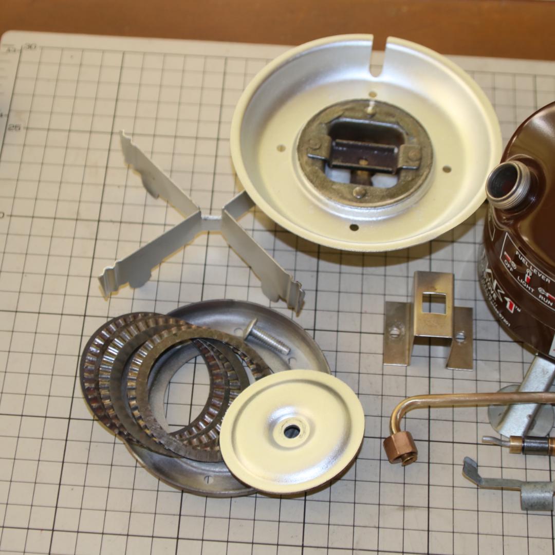 超美品　希少　ヴィンテージ　コールマン 400 茶ピーク１　No.37