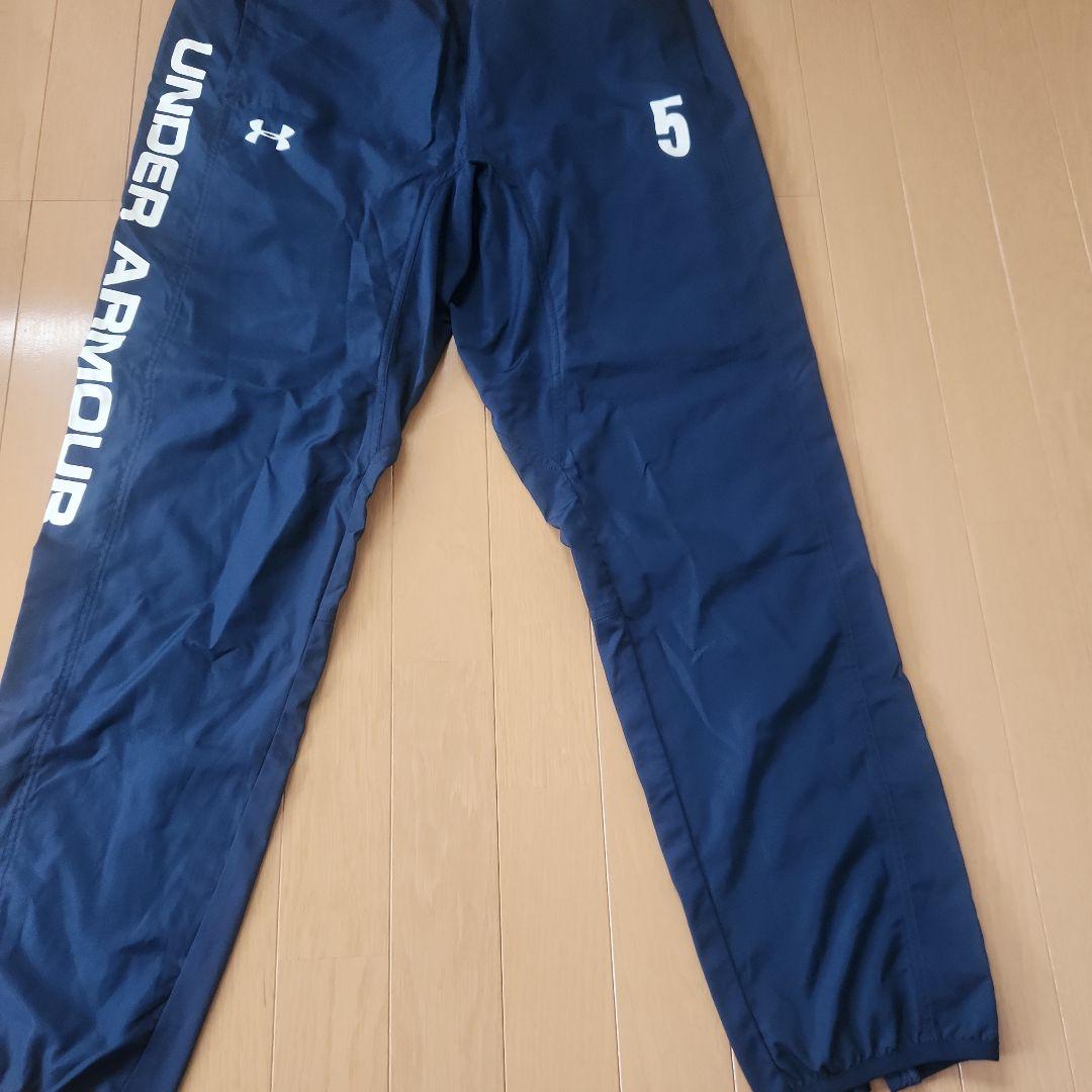 UNDER ARMOUR ピステ XL ネイビー/オレンジ 上下セット