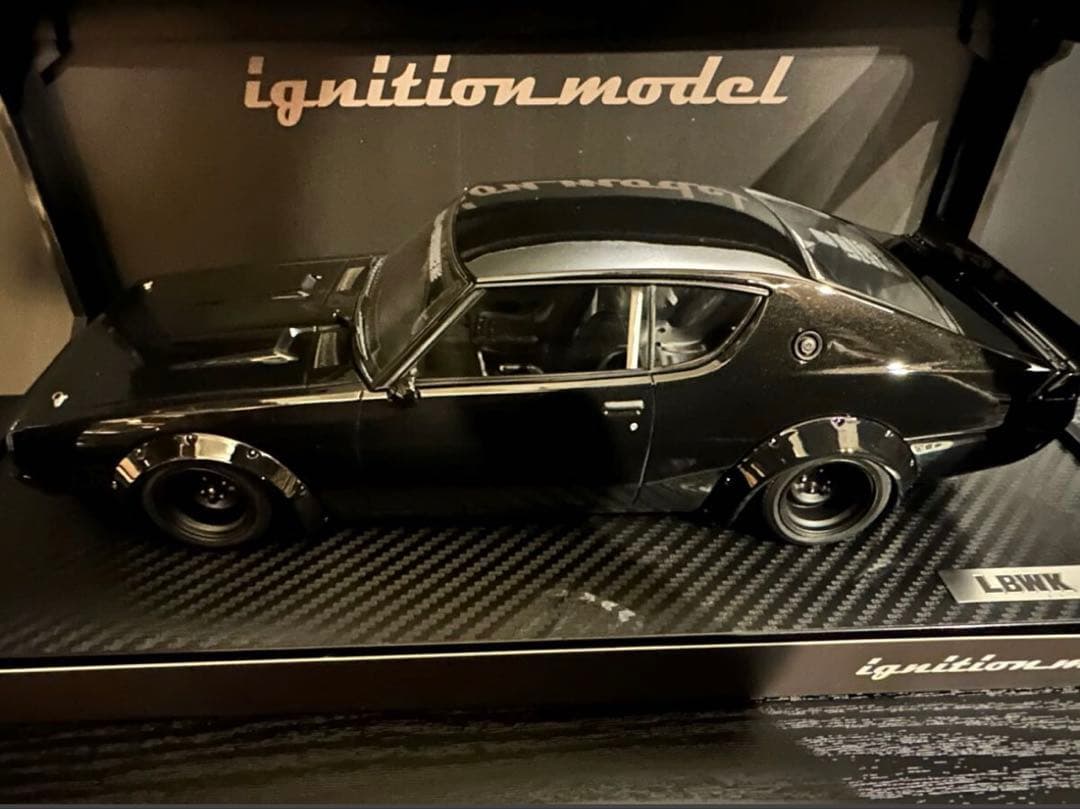 入手困難新品イグニッションモデル1/18 LB-WORKS ケンメリ2Dr 黒