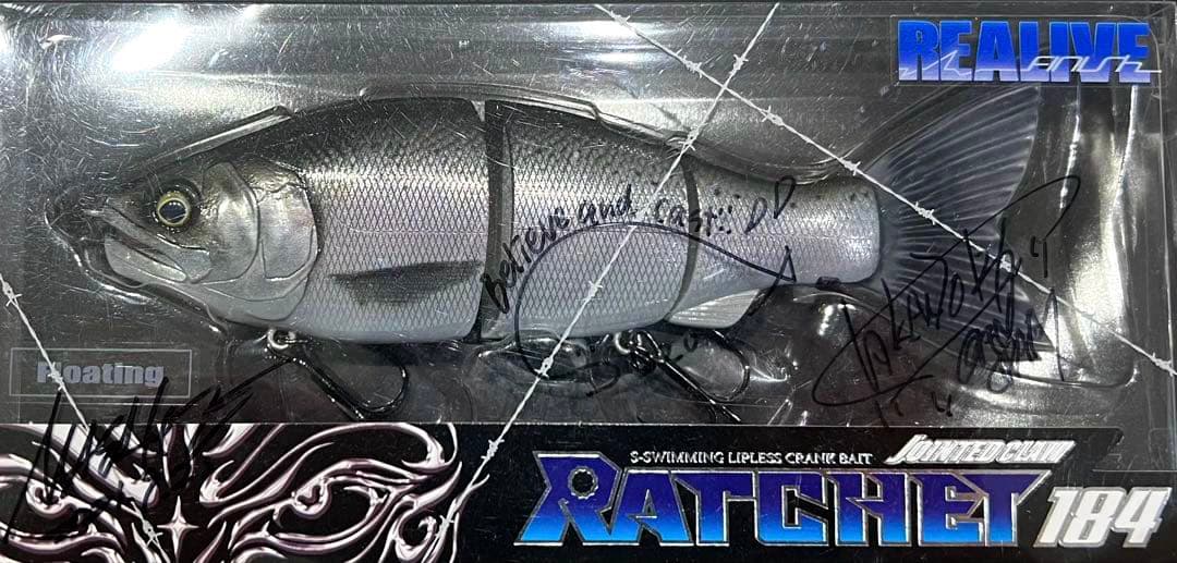 ジョインテッドクロー ラチェット 184 限定カラー　サイン入り　新品未開封