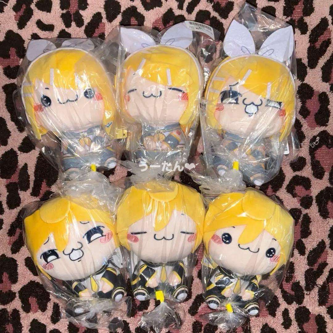 鏡音リン 鏡音レン ぬいぐるみ マスコット もちぴこ ふふーん にっこり むはっ