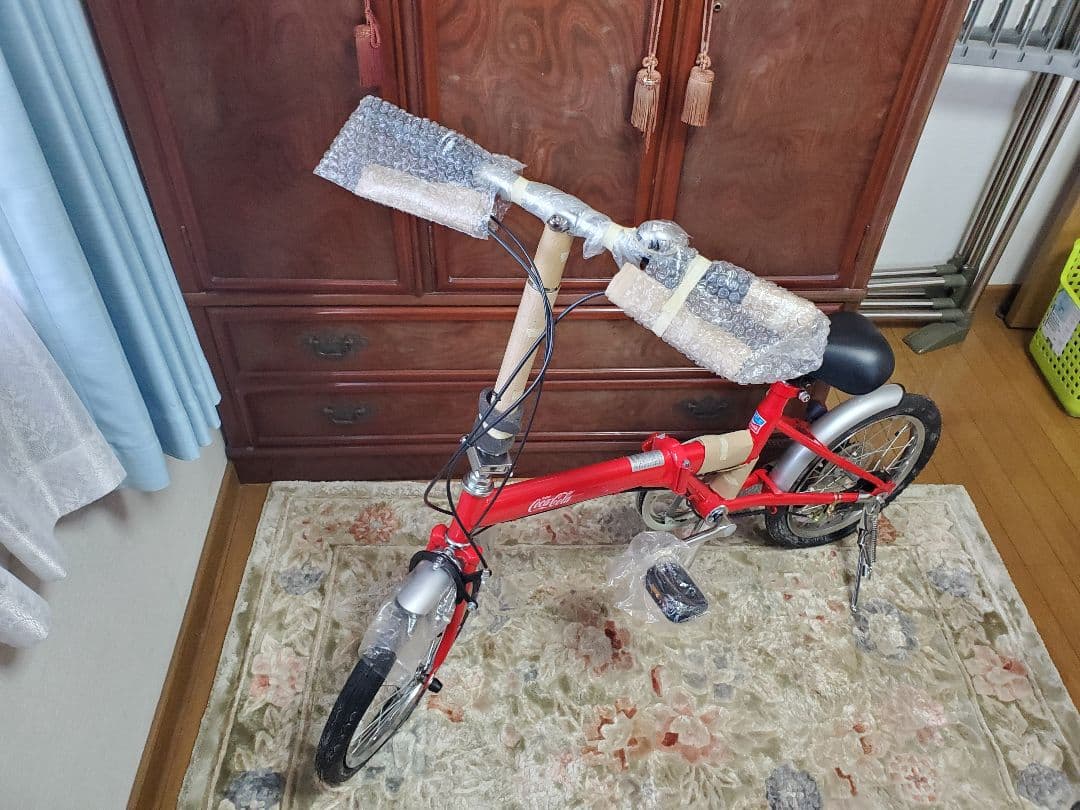 《未使用品》　コカコーラ　折りたたみ自転車　折り畳み　おしゃれな自転車