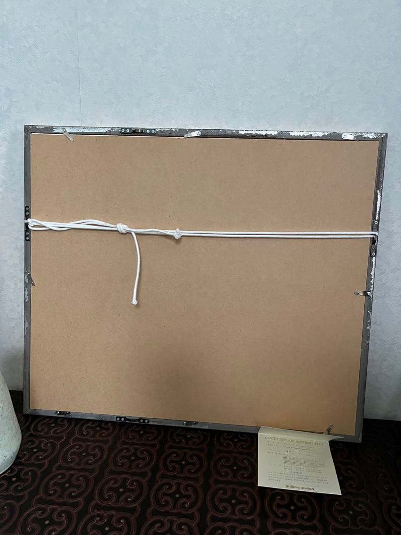 額装版画　55×44 65限定ジクレー　ジニー・キム　直筆サイン　証明書　大きめ