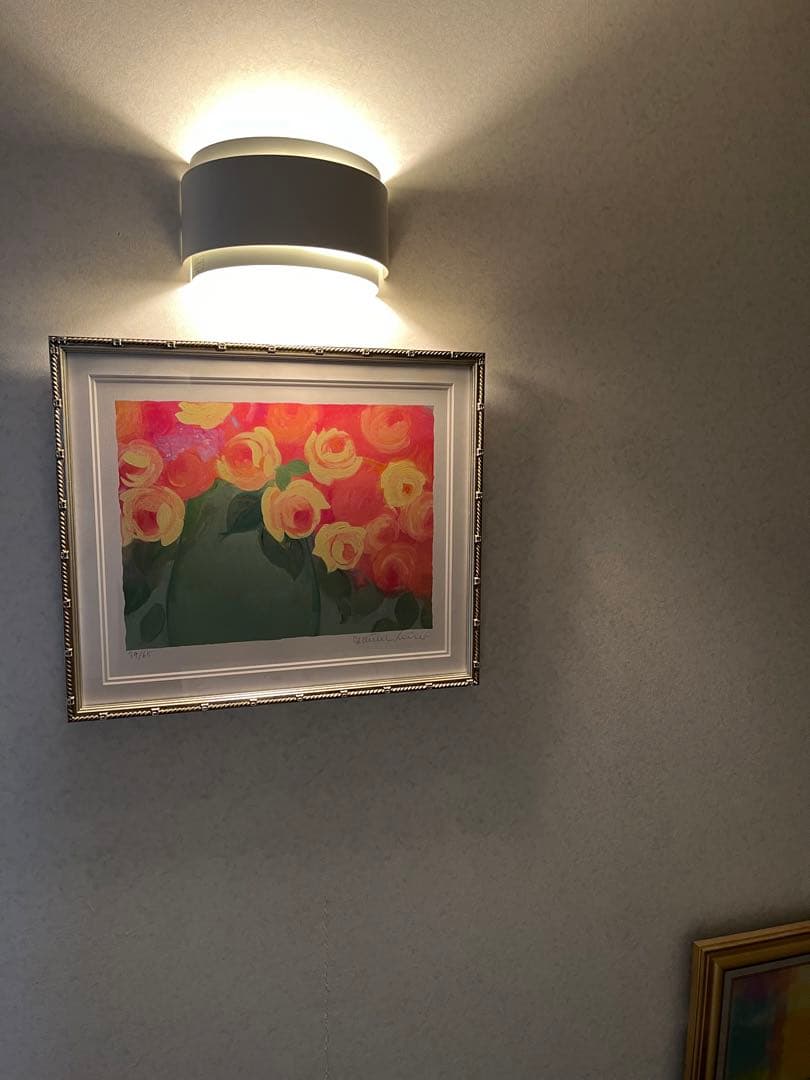 額装版画　55×44 65限定ジクレー　ジニー・キム　直筆サイン　証明書　大きめ