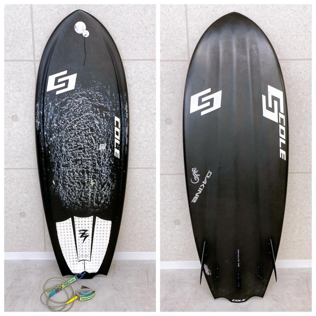 COLE サーフボード 5’2 カーボン仕様 リーシュコード付き 中古