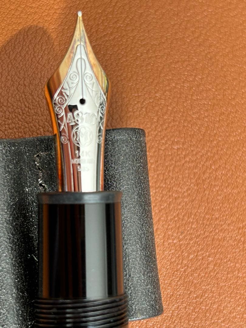 【美品］モンブラン マイスターシュティック 149 14K中白色ニブ エボナイト