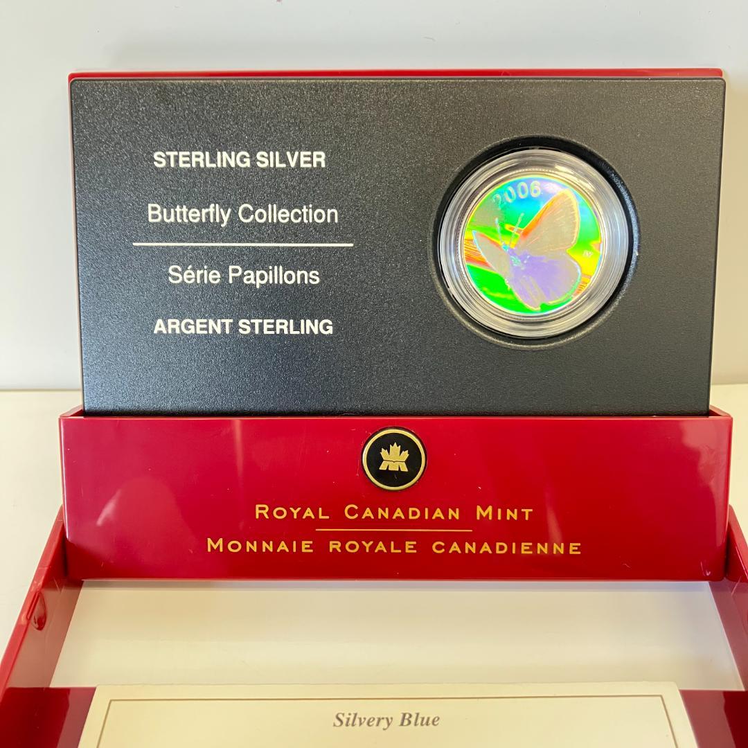 カナダ王立造幣局発行 バタフライコレクション 50セント銀貨 2006年