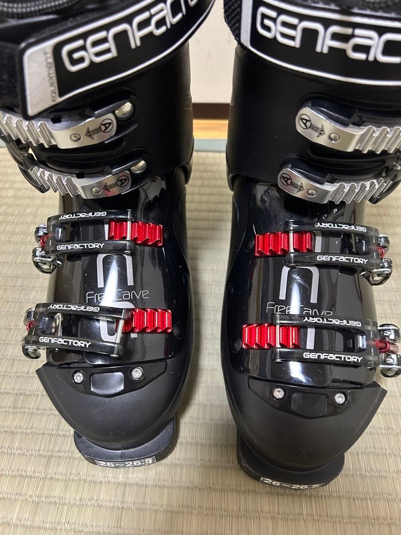 GENFACTORY スキー用ブーツ ブラック　26-26.5cm
