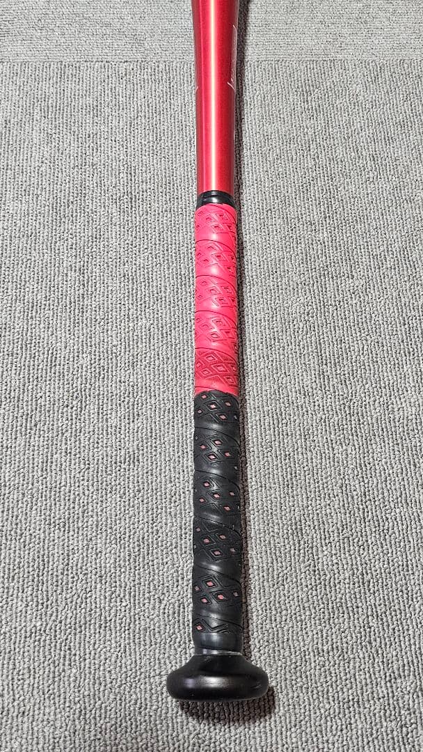 Mizuno Magna Impact 軟式バット 赤 84㎝ バットケース付き