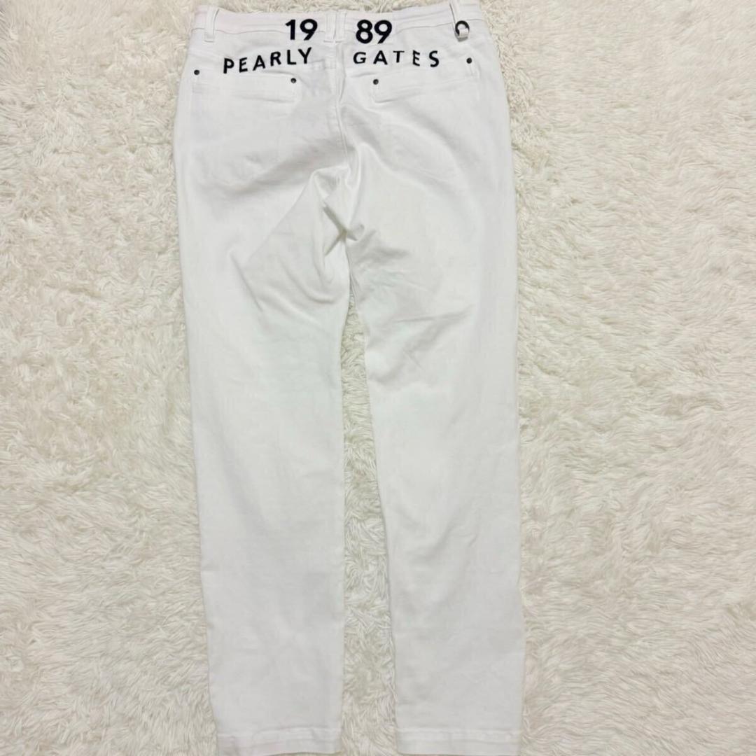 脅威のXXL/21年 パーリーゲイツ パンツ ゴルフウェア チェック エンブレム