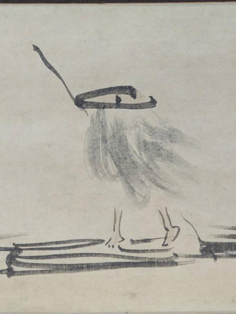 【真作】【複製】掛軸　与謝蕪村　工芸画　いかだしの　詩画作品　合箱入　T48