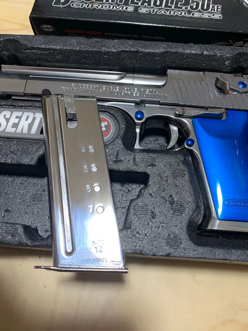 東京マルイ クロームステンレス デザートイーグル .50AE ハードキック