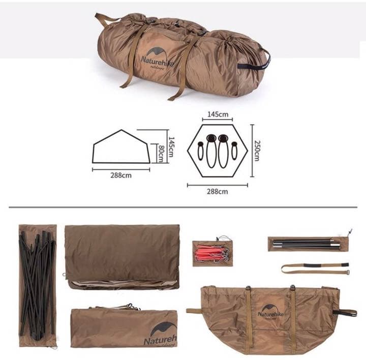 【 美品/希少 】Naturehike きのこテント 最終セール