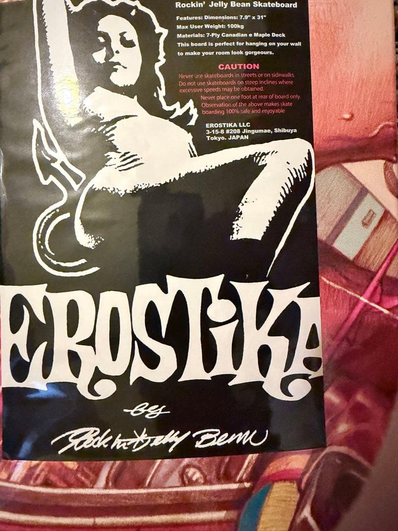 【新品】ロッキンジェリービーン　スケートボードデッキ