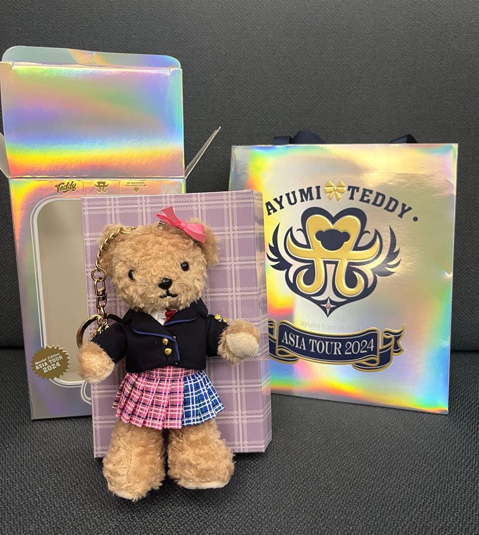 【新品未使用】浜崎あゆみ アジアツアー限定 テディベア ギフトバッグ付