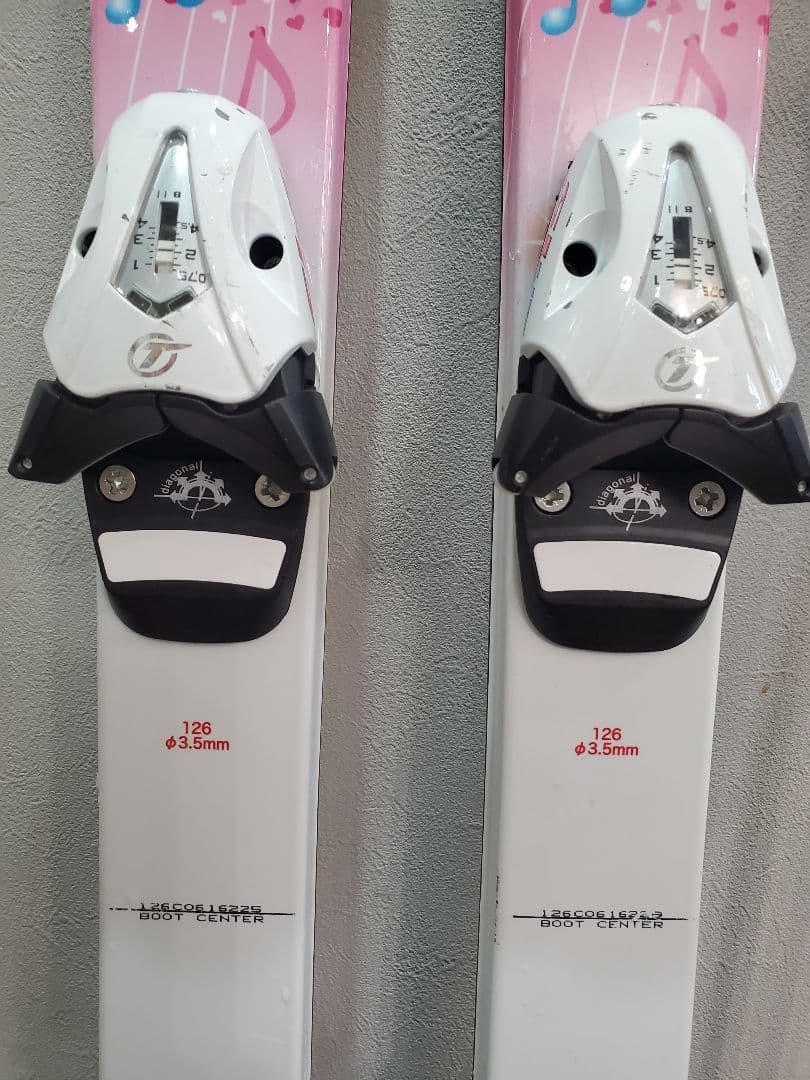 KAZAMA子供用 スキーセット 126cm　ブーツ 23cm