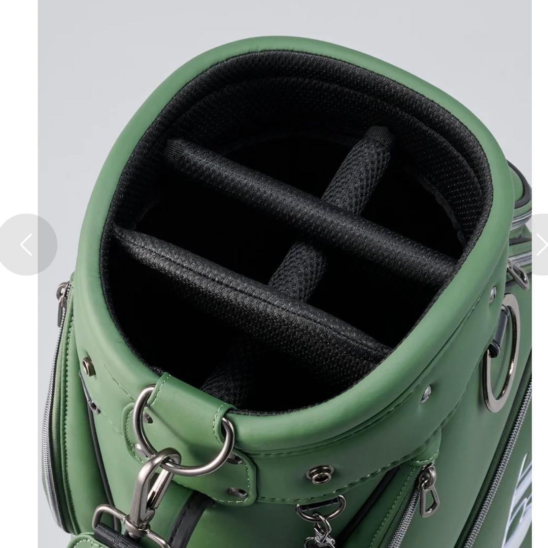 新品 le coq sportif golf キャディバッグ 8.5型 カーキ