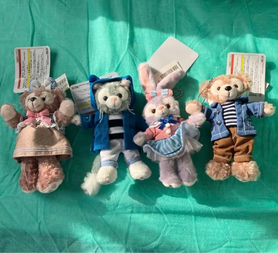 ダッフィー　かくれんぼ　ぬいば　バッヂ　ジェラトーニ　シェリーメイ　ステラルー