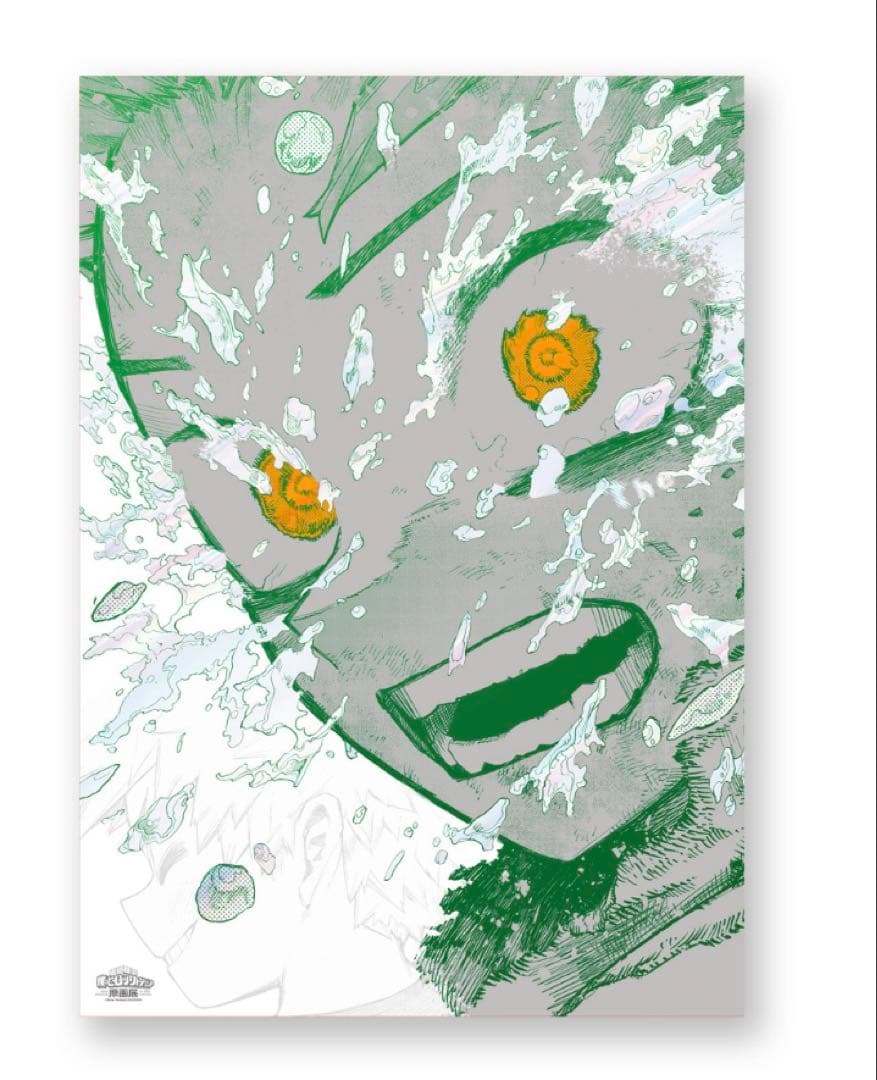 ヒロアカ　原画展　A2アートポスター2枚セット　The Beginning