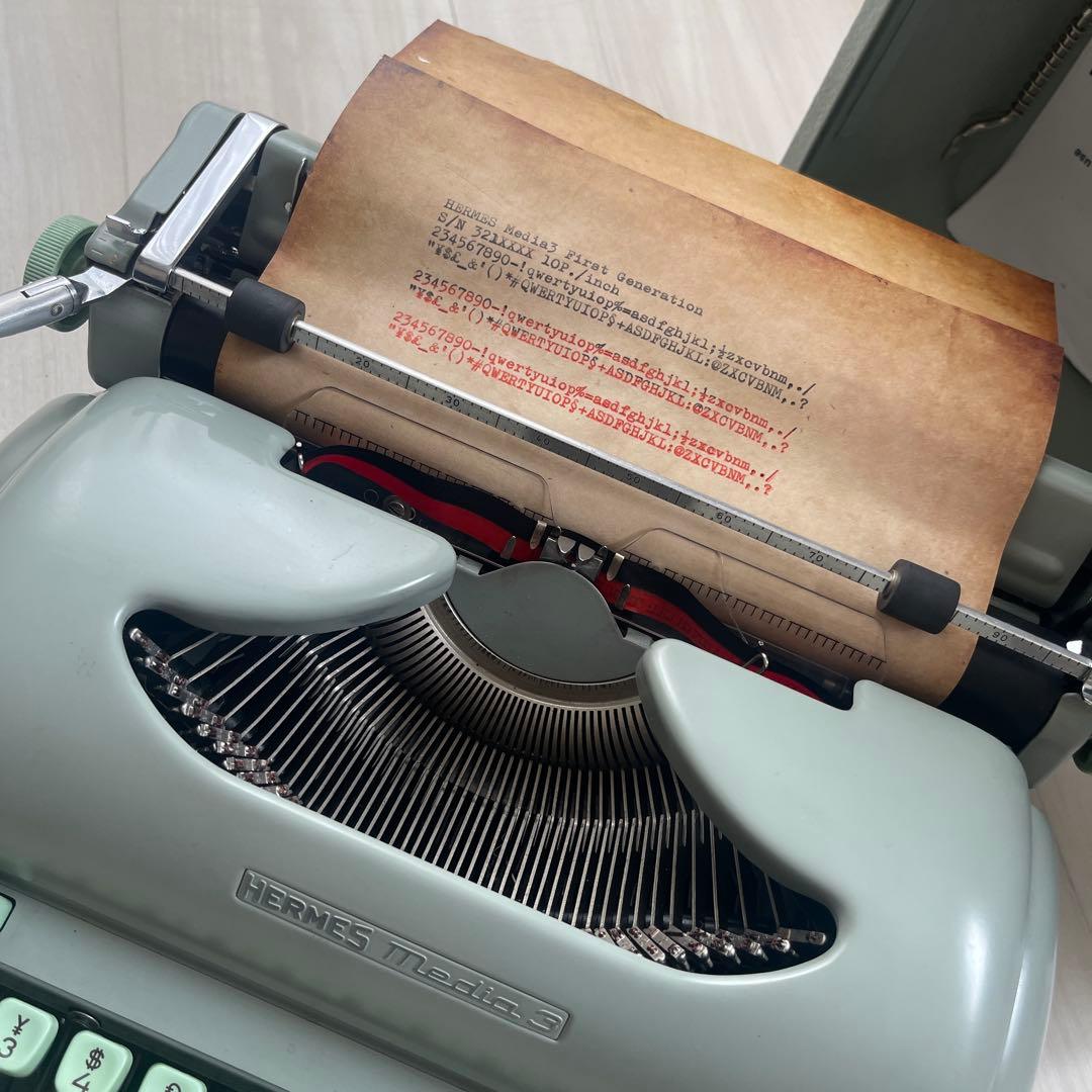 ■フォント大・レストア・動作確認■エルメス タイプライター Medir3 10P