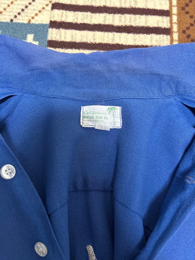 60s ボーリングシャツ　ビンテージ　レーヨンシャツ