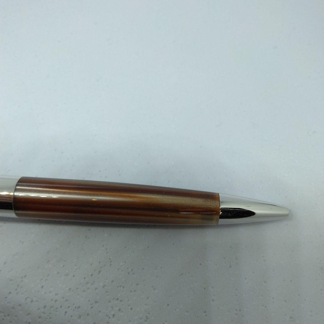 希少　ROMEONo.3 R222　マーブルブラウン　ボールペン