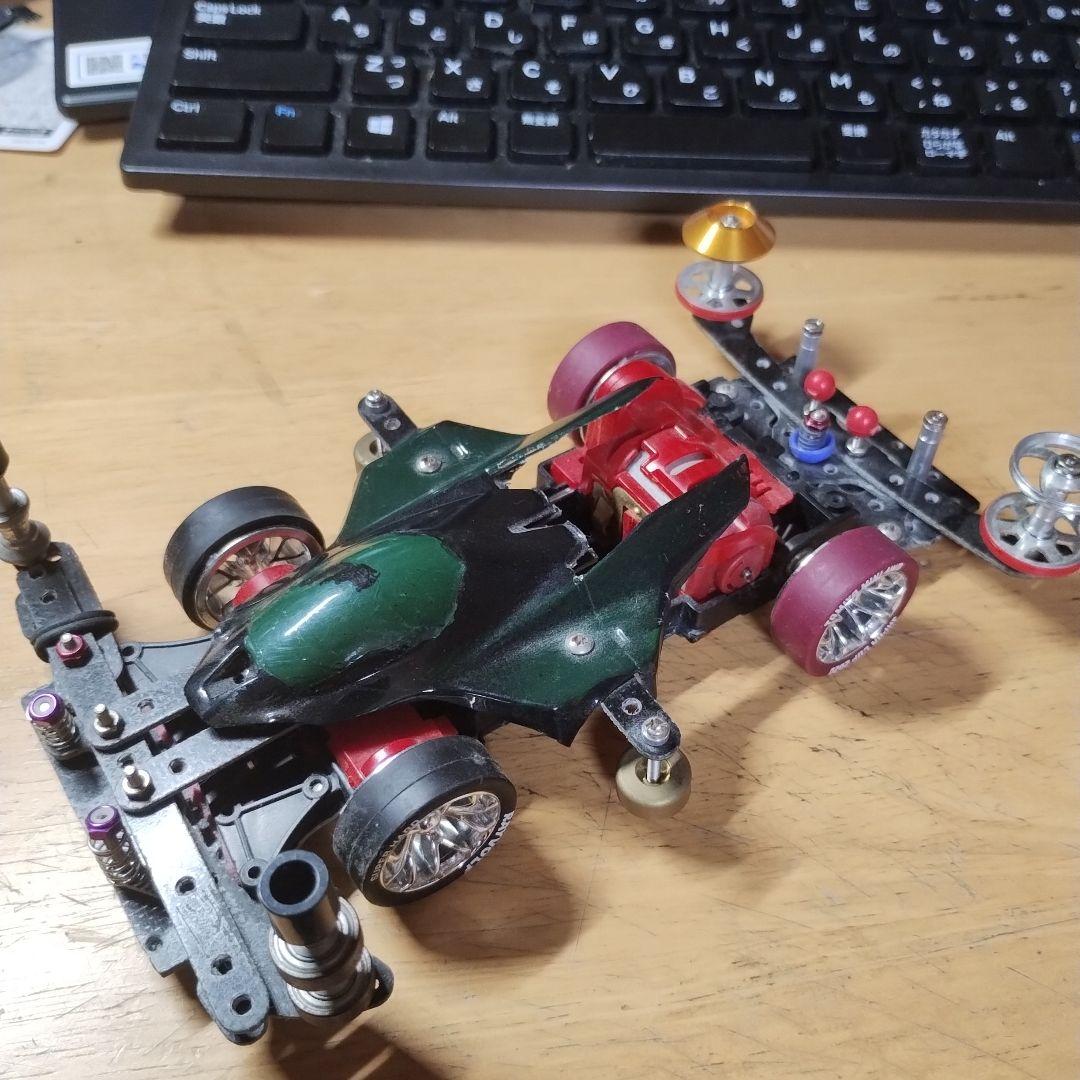 ミニ四駆 カスタムボディ メッキホイール