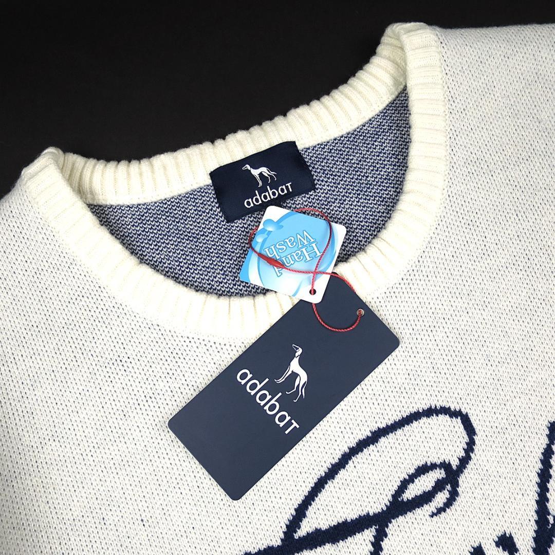 adabat 櫻井貴史コラボニットFlewlikeabird 白 M