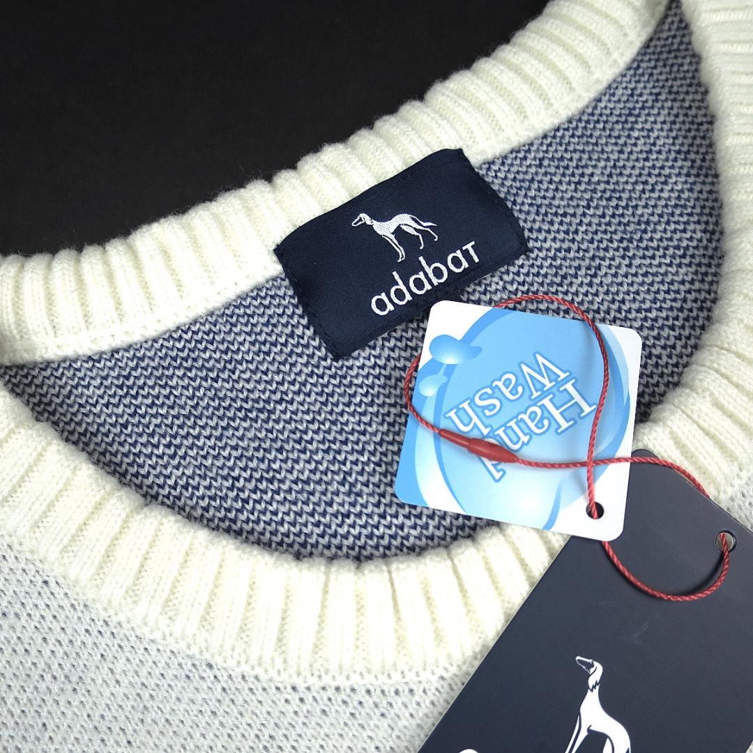 adabat 櫻井貴史コラボニットFlewlikeabird 白 M