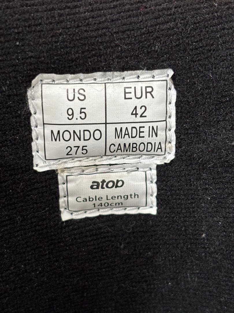 RIDE スノーボード RYZ ブーツ 27.5cm ビンディング RYZ