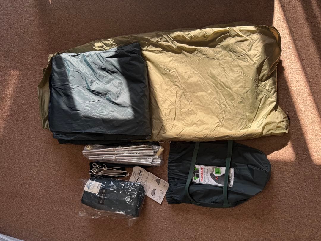 【旧型】ムーンライト3型 + 専用グランドシート montbel ゆるキャン△