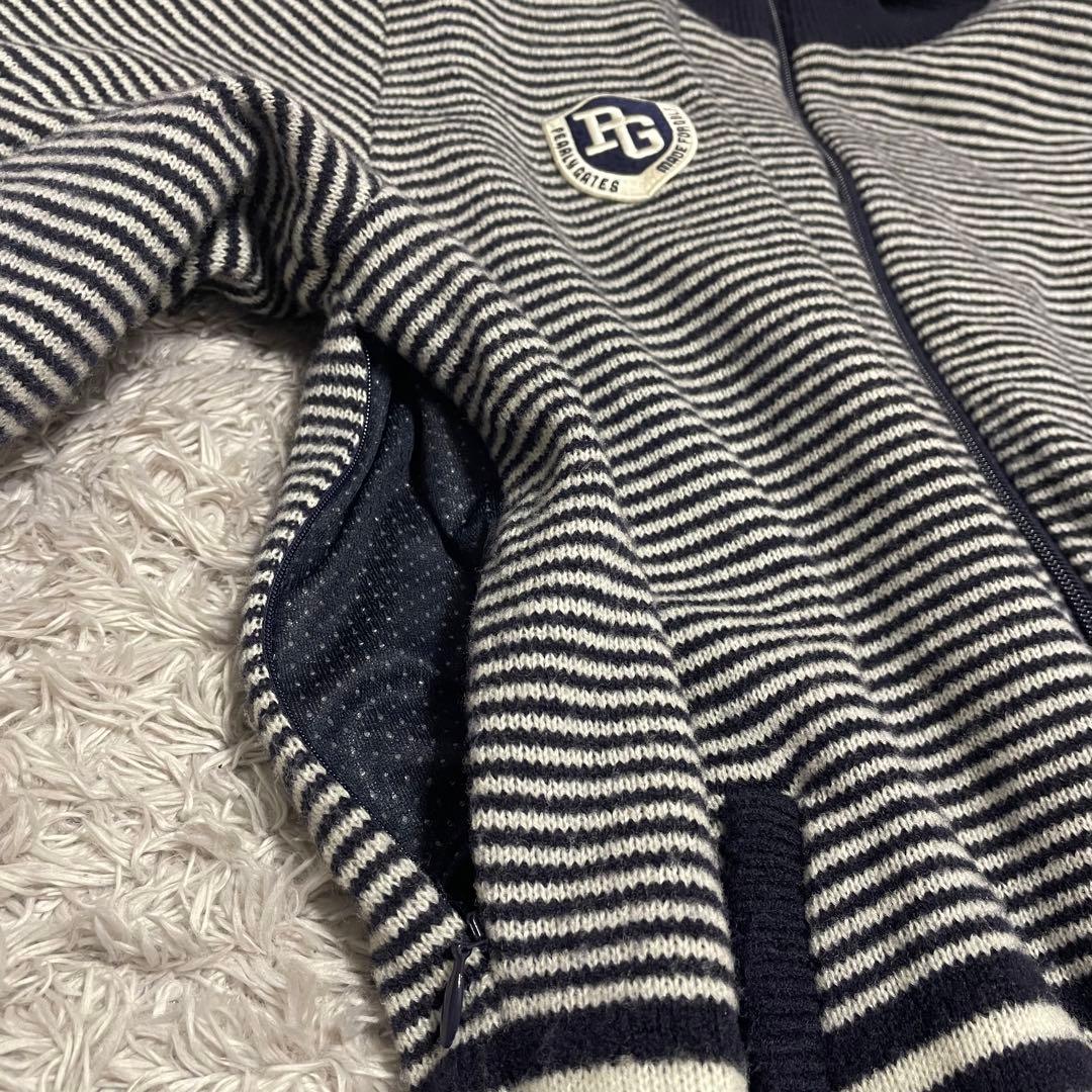 パーリーゲイツ　ジャケット　サイズ6 ニット　セーターブルゾン　フルジップ